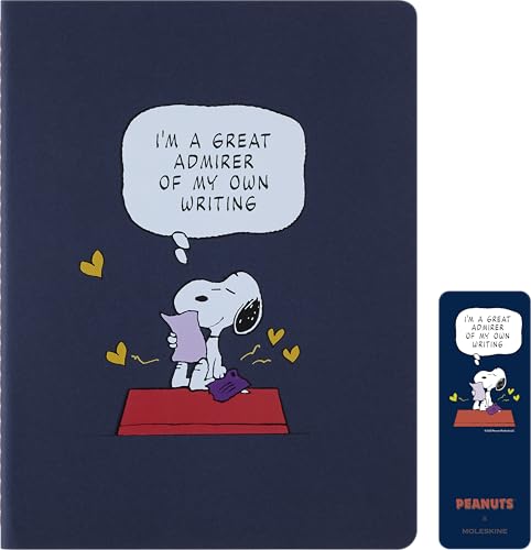 Moleskine Peanuts Cahier (3er-Set), XL, Kartoneinband, liniert, verschiedene Farben