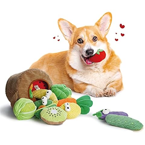 Nocciola 15 Pack Crinkle Dog Squeaky Toys, Small Dog Toys for Small Medium Large Dogs, Dog Chew Toys for Aggressive Chewer… Cover