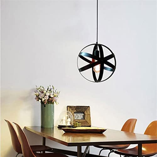 Luminaire rond en fer pour table à manger et restaurant convivial - 3