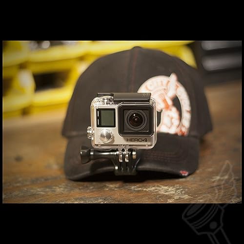 Image of Action Pro Quick Head Hat Clip with Screw Compatible with GoPro Hero 13 12 11 10 9 8 7 6 5 4 3+ 3 SJCAM Xiaomi YI EKEN 4K Action Camera