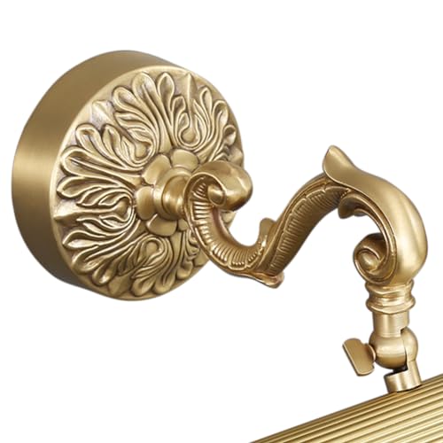 Image of Aiwen LED Vanity Light Fixture 12W 27.95 inch Bath Vanity Lights with PC Lamp Shade Retro Artwork Picture Lighs Wall Sconces for Dressing Bathroom Lighting 3 Color Temperature
