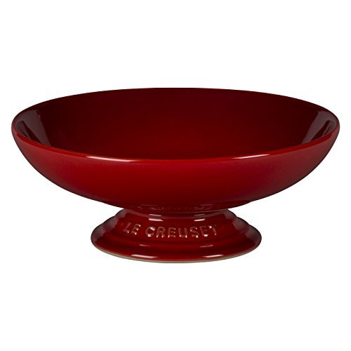 Buy Le Creuset Stoneware Footed Serving Bowl Cerise (Cherry Red) Online at Low Prices in India