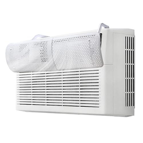 LCGAOYA Adjustable AC Air Deflector, AC Vent Deflector, Direct Airflow Prevention, Extends 17.5" to 28.5" Length,Fits Most Window and Split-Type Air Conditioners