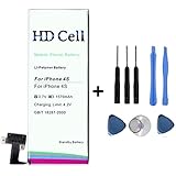 HD Cell 1570mAh Battery Compatible with iPhone 4S 4GS - Superior Performance Cell /+ Tool kit