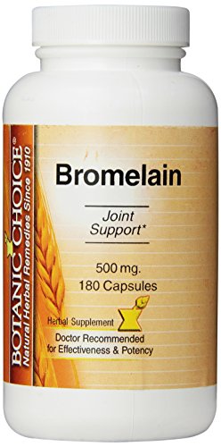Botanic Choice Bromelain 500mg, 180-Count Botanic Choice Bromelain 500mg, 180-Count