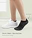FORVEVO 10 Paar Sportsocken Herren 39-42, Sneaker Socken Damen Baumwolle, Atmungsaktive Laufsocken Kurz für Laufen Tägliche (Schwarz)