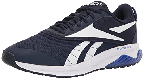 Image of Reebok Men's Liquifect 180 3.0 Running Shoe, Vector Navy/White/Black, 13