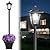 Suponar 70" Solar Lamp Post Light, Solar Light Post Outdoor Waterproof with Planter, Solar Pole Light Outside for Porch Yard Driveway Garden Patio Decor, Cool White