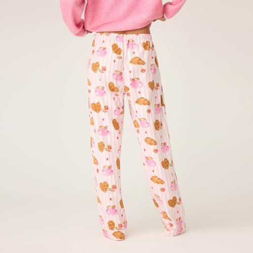 PJ Salvage womens Flannel Drawstring Pajama Pant Bottom4