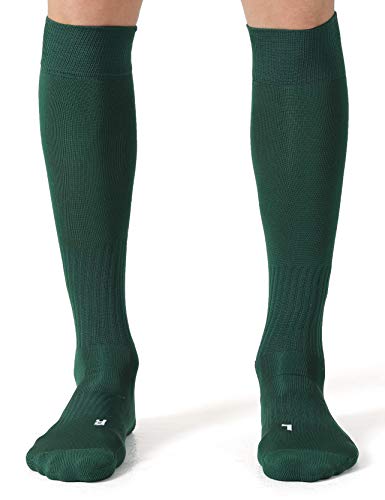 Image of CS CELERSPORT 2 /3 Pack Soccer Softball Baseball Socks for Youth Kids Adult Multi-Sport Compression Knee High Socks