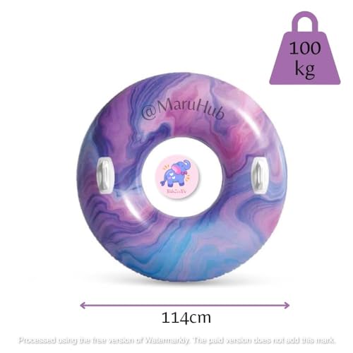 Image of Swimming Training Rings for Kids 9+ & Adult | Inflatable Round Swim Tube | Lightweight Circle Pool Float for Lake, Beach | Water Safety Lounge | Floaters for Girls,Boys- Pack of 1