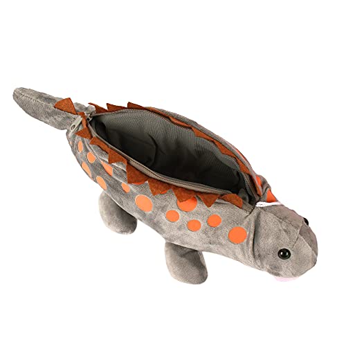 Image of Minache Women Animal Dinosaur Plush Stationery Pouch Pen Pencil Case Ladies Cosmetic Bag