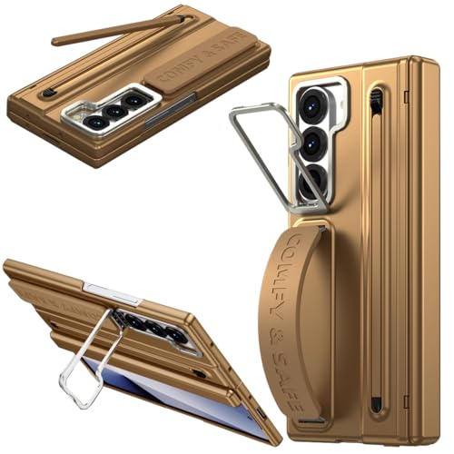 Coque pour Galaxy Z Fold6 avec stylet S Pen protection écran avant rigide - Bleu