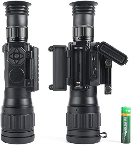 HD 4.5x50 Digital Night Vision Riflescope Night Vision Infrared IR Camera Take Photos and Video Playback Function and TF Card for Hunting - Thumbnail 4