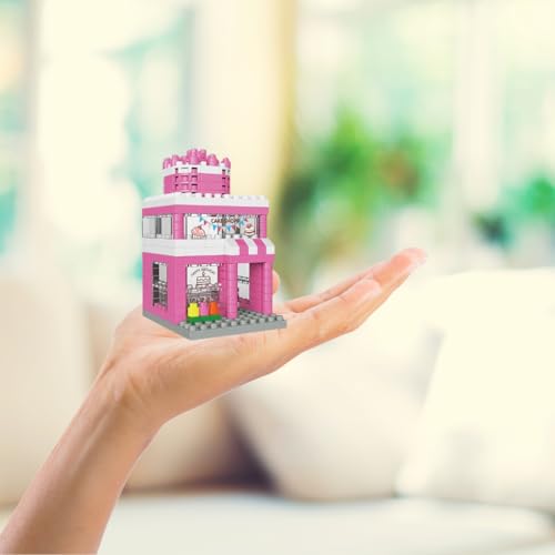 Image of SUPER TOY 228 Pcs Mini Cake Bakery Building Block 3D Stack Brick Shop Educational Toy for Kids 5-15 Years, Boys & Girls Birthday Gifts