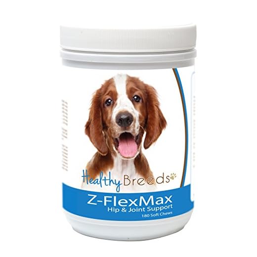Healthy Breeds Welsh Springer Spaniel Z-Flex Max Dog Hip and Joint Support 180 Count