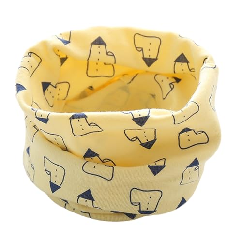 Children's Elastic Cotton Neck Covers Printed Embroidery Warm Neck Warmer For Indoor And Outdoor Use