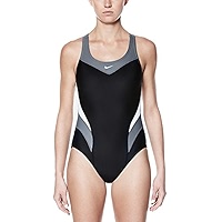 ■BARREL■ Women's Essential Color Blocking Y-Back One Piece Nike Swim NESS4038 Womens Victory Color Block Power Back