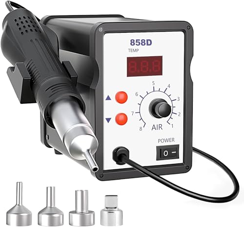 Station Soudage SMD 858D 700W Station De Soudage Air Chaud 858D - 700W Pour SMD, Soudure Étain Et Réparation Électronique Station Soudage SMD 858D 700W Buses Air Chaud Station Soudage SMD 858D 700W Station De Soudage Air Chaud 858D - 700W Pour SMD, Soudure Étain Et Réparation Électronique Station Soudage SMD 858D 700W Buses Air Chaud