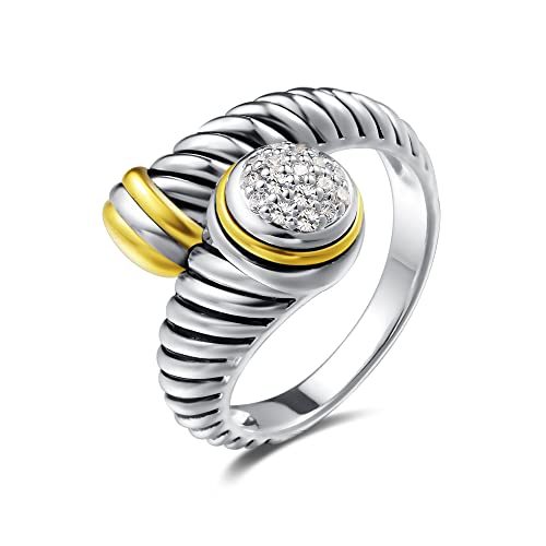 UNY JEWEL �W���G���[ �c�C�X�g�P�[�u�����C���[�����O �p���F�L���[�r�b�N�W���R�j�A�t�� ���j�[�N�ȃf�U�C�� �P���X�g�[���t�� ���f�B�[�X�t�@�b�V�����ɍœK, ����, �L���[�r�b�N�W���R�j�A