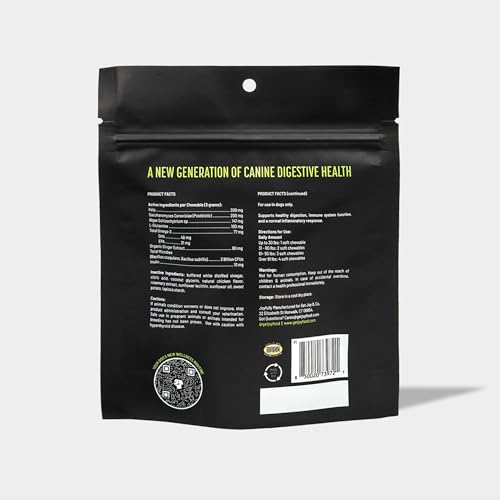 Get Joy Gut+ Probiotic Chews for Dogs, 90 Soft Chews, Chicken Flavor, Supports Digestive Health & Immunity, with Pre, Pro & Postbiotics, PhD Animal Nutritionist Formulated, Produced in USA