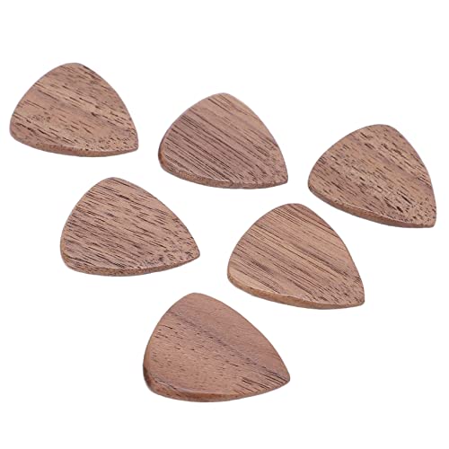 Ukulele-Holz-Plektrum, Daumen geschlitzt Komfortabler Griff Holz-Gitarren-Plektren als Geschenk zum Erlernen von Musikinstrumenten(#2)