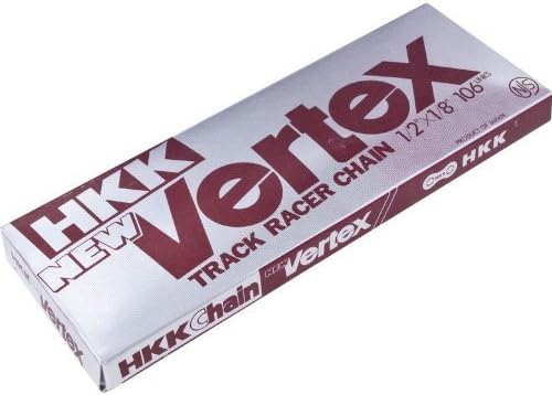 HKK VERTEX TRACK RACER CHAIN(NJS) 1/2X1/8 106L SILVER