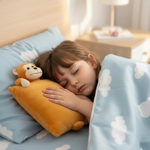 Image of Tickles Stuffed Soft Monkey Cushion Toy Pillow Car 33 cm