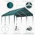 12x20 Heavy Duty Carport Canopy - Galvanized Steel Frame Portable Garage Shelter with 8 Legs & 4 Wind Ropes, All-Weather UV-Resistant Tarp Cover for Truck, Boat, RV, Vehicle Protection (No Sidewalls)