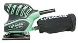 Hitachi SV12SG 1.7-Amp 1/4 Sheet Orbital Finishing Sander With Soft Elastomer Grip