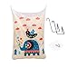 Bolsa Ropa Sucia Colgar,Bolsa de Lavandería Colgante,Colgando Bolsa Cestas Tela Oxford,con Gancho,Utiliza para Almacenar Ropa Sucia en Dormitorios,Cuartos de Niños, Dormitorios y Armarios