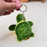 REBABA Mini Tortoise Plush Toy Stuffed Animal Toy Cute Plush Sea Turtle Keychain Pendant Cartoon Plu