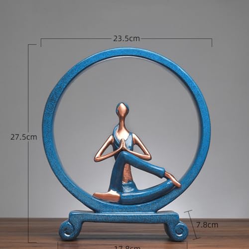 Accessoires de bureau design et statue de fille pour décoration de table