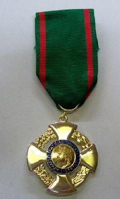 MEDAGLIA DI "CAVALIERE AL MERITO DELLA REPUBBLICA" (ARGENTATA)