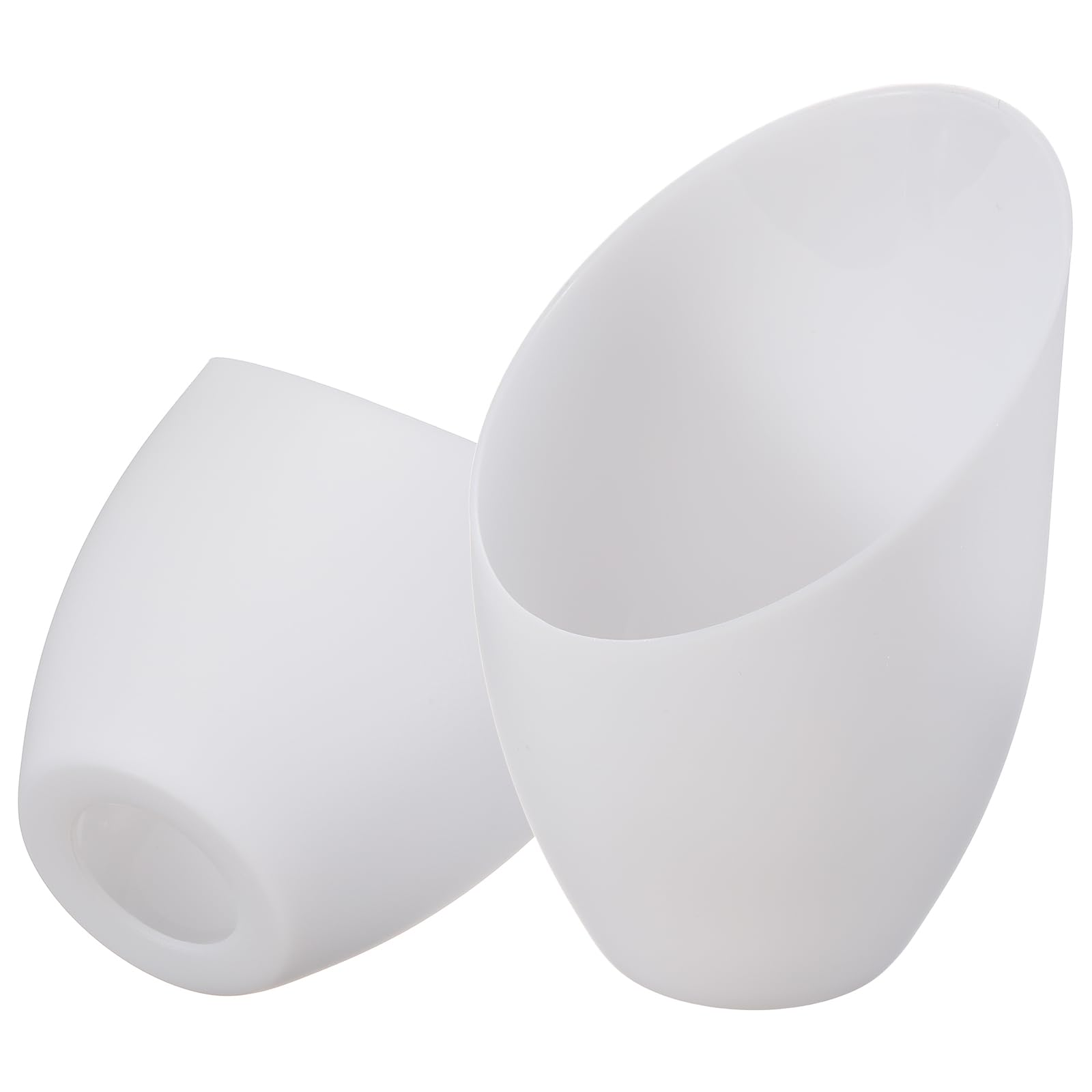 VIAPUICE Horseshoe Lamp Shade 137mmH 110mmDia. 30mmFitter 2Pcs White