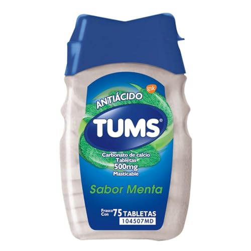 Hogar, Drugstore TUMS Pastillas Masticables Menta Antiácido 75 unidades