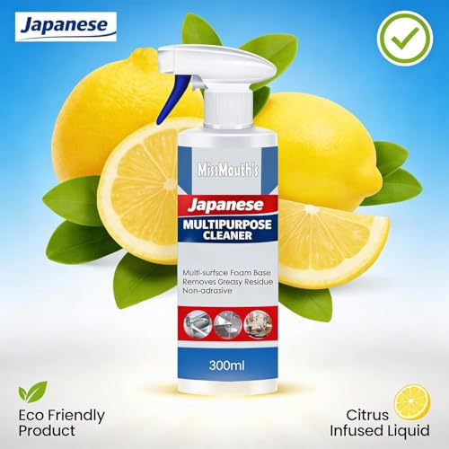 Image of Japanese Multipurpose Cleaner, Oxalic Stain Removal Spray, for Tiles, Sink, Bathroom, Floors & Hard Surfaces, Easy-to-Use Spray Bottle for Household Surface Cleaning (PACK OF 2)