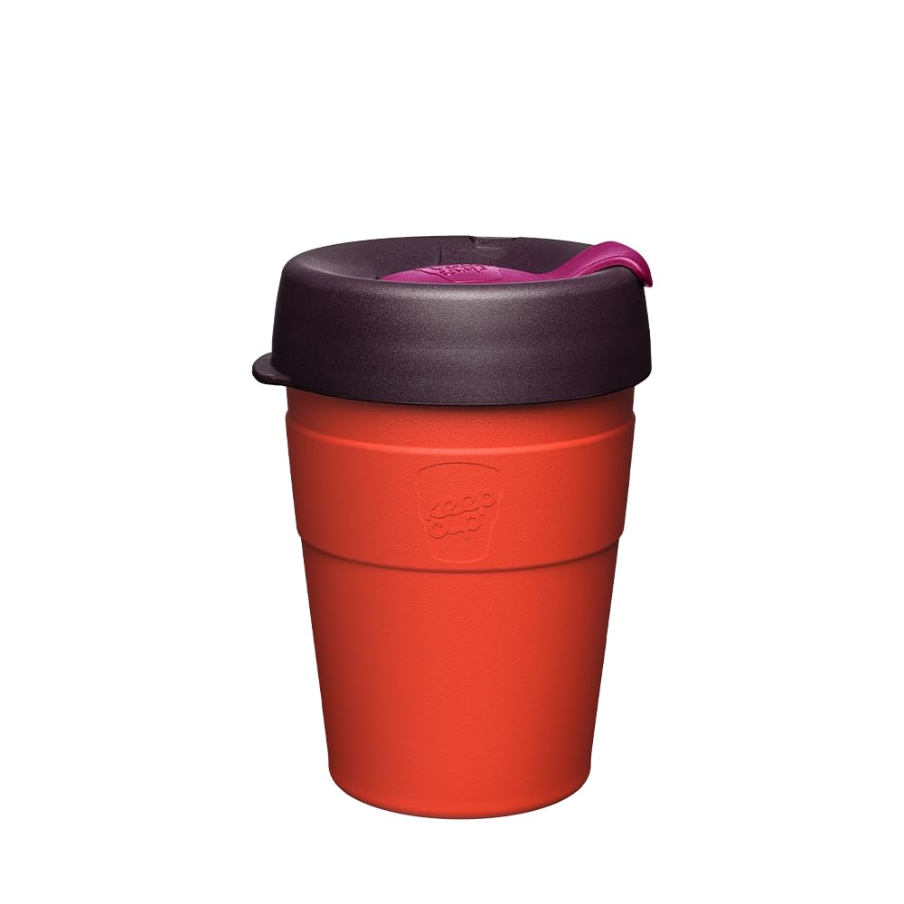 KeepCup Thermal - Vacuum Insulated Stainless Steel, Reusable Coffee Cup with Splashproof Sipper Lid - 12oz/340ml - Ginger — image 1