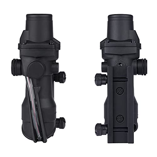 Optic Scope 4x32 Scope Red Dot Sight True Fiber Optic Rifle Scope