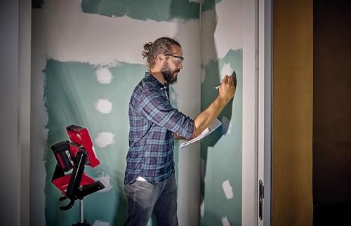 einhell projecteur sans fil te cl 18/2000 liac – solo power x change (18 v, tête pivotante, fonction hybride, 2000 lumen) livré sans batterie ni chargeur