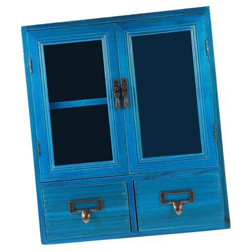 Uonlytech Armario de Pared de Madera Retro