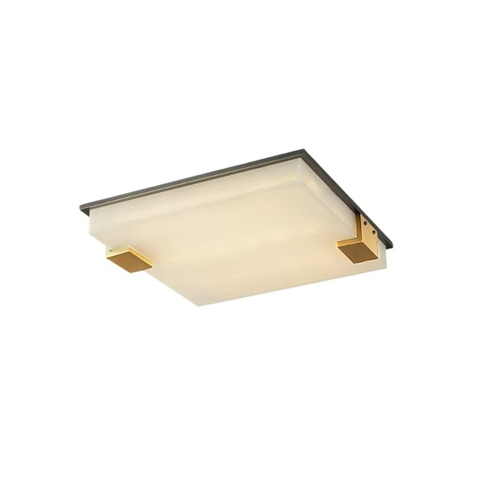 Bx9rE7tK3g Ceiling Light Copper Marble Ceiling Lamp Square Luxury Bedroom Living Room Modern Simple Lighting for Living Room