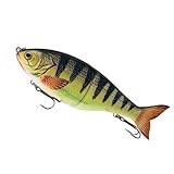 2-Jointed Sinking Glide Bait for Bass & Pike, Realistic Swimming Action Fishing Lure with Sharp Treble Hooks, Slow Sink Design for Freshwater & Saltwater Bass, Trout, Salmon (I)