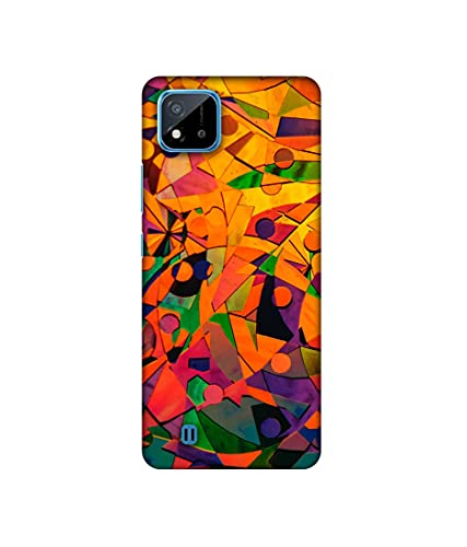 Image of Amazon Brand - Solimo Basic Case for Realme C20 (Plastic Multicolor)