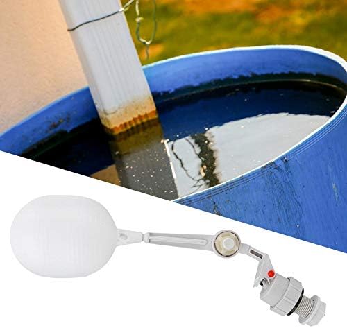 HEEPDD 2Pcs Plastic Float Ball Valve Water Tank Float Valve for Horse Cattle Auto Fill Feed Water Tank Chicken Waterer Bucket /2 Tube