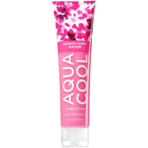Bath & Body Works Aqua Cool Aloe Gel Lotion Japanese Cherry Blossom