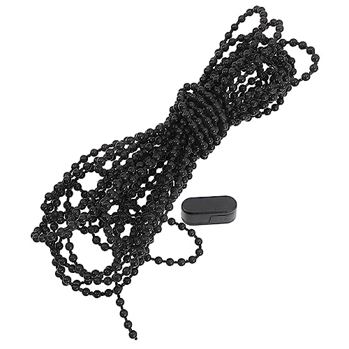 Ciieeo 1 Set Beaded Pull Chain Roller Blind Accessories with Buckles Pom Material for Blinds Curtains and Crafting Versatile Extension Cord for Home and Present Use