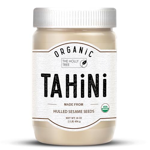 Organic Tahini Paste 16 oz (1lb) - Smooth Tahini Organic