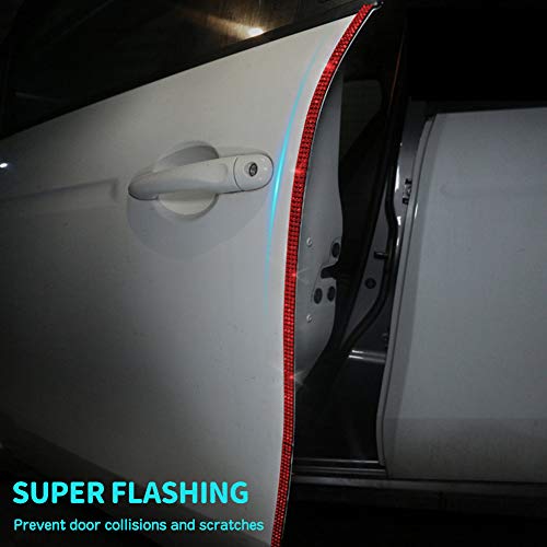 eing Door Edge Anti-Scratch Sticker Door Crash Bumper Crystal Bling Protection Tape Rubber Strip Sticker,Car Door Protector,Car Door Guard,Car Door Protection,90cm/35.4