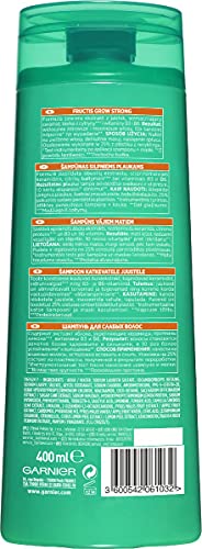 Garnier Fructis Grow Strong Hair Shampoo with Breaking Tension - Strengthens and Reduces Loss - 400ml - Image 7